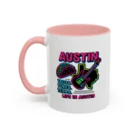 Austin Neon Coffee Mug – Texas Tacos and Tunes Mug - Image 8