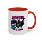 Austin Neon Coffee Mug – Texas Tacos and Tunes Mug - Image 9