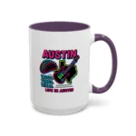 Austin Neon Coffee Mug – Texas Tacos and Tunes Mug - Image 31