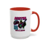 Austin Neon Coffee Mug – Texas Tacos and Tunes Mug - Image 42