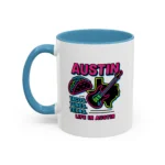 Austin Neon Coffee Mug – Texas Tacos and Tunes Mug - Image 20