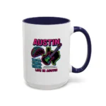 Austin Neon Coffee Mug – Texas Tacos and Tunes Mug - Image 40