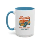 Austin Retro Mug – Tacos Tunes Texas Life Coffee Mug - Image 22