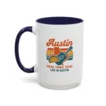 Austin Retro Mug – Tacos Tunes Texas Life Coffee Mug - Image 14