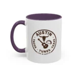 Austin Texas Badge Mug – Rustic Tacos Tunes Life Mug - Image 26