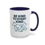Be Kind Vegan Mug – Animal Lover Coffee Cup with “Be Kind to Every Kind” Design - Image 40