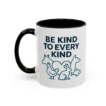 Be Kind Vegan Mug – Animal Lover Coffee Cup with “Be Kind to Every Kind” Design - Image 6