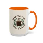 Best Vegan Gift Mug – Coffee Lover Cup with Laurel Wreath Design - Image 48