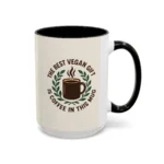 Best Vegan Gift Mug – Coffee Lover Cup with Laurel Wreath Design - Image 11