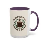 Best Vegan Gift Mug – Coffee Lover Cup with Laurel Wreath Design - Image 49