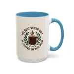 Best Vegan Gift Mug – Coffee Lover Cup with Laurel Wreath Design - Image 21