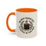Best Vegan Gift Mug – Coffee Lover Cup with Laurel Wreath Design - Image 24
