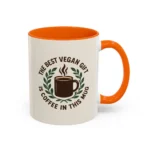 Best Vegan Gift Mug – Coffee Lover Cup with Laurel Wreath Design - Image 45