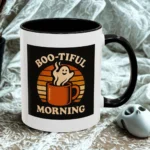 Boo-tiful Morning Halloween Coffee Mug – Ghost Design