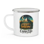 Camp Life RV Enamel Camping Mug - Image 3