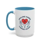 Caring Nurse Mug – Healing Hands Caring Heart Coffee Cup - Image 22