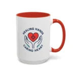 Caring Nurse Mug – Healing Hands Caring Heart Coffee Cup - Image 17