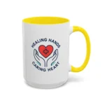 Caring Nurse Mug – Healing Hands Caring Heart Coffee Cup - Image 33