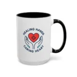 Caring Nurse Mug – Healing Hands Caring Heart Coffee Cup - Image 39