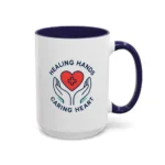 Caring Nurse Mug – Healing Hands Caring Heart Coffee Cup - Image 40