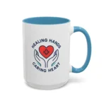 Caring Nurse Mug – Healing Hands Caring Heart Coffee Cup - Image 21