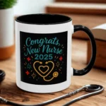 Congrats New Nurse Mug 2025 – Graduation Gift for Nurses - Image 2