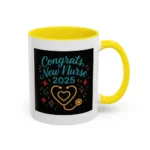 Congrats New Nurse Mug 2025 – Graduation Gift for Nurses - Image 47