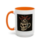 Creepy Skull Coffee Mug – Spooky Halloween Coffee Cup with Bats - Image 41