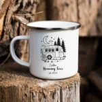 Custom Roaming Free Enamel Camping Mug - Image 2