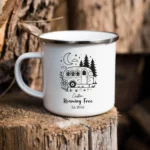 Custom Roaming Free Enamel Camping Mug