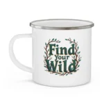 Find Your Wild Enamel Camping Mug - Image 3