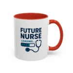 Future Nurse Mug – Nursing Student Gift with Stethoscope Design - Image 39