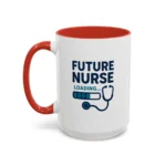 Future Nurse Mug – Nursing Student Gift with Stethoscope Design - Image 18