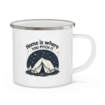 Home Is Where You Pitch It Enamel Camping Mug - Image 5