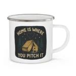 Home Is Where You Pitch It Enamel Camping Mug - Image 5