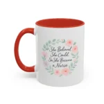Motivational Nurse Mug – She Believed She Could, So She Became a Nurse - Image 9