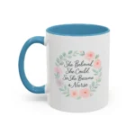 Motivational Nurse Mug – She Believed She Could, So She Became a Nurse - Image 44