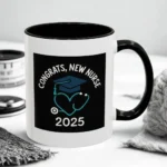 New Nurse Graduation Mug 2025 – Congrats Nursing Graduate Gift