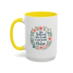 Nurse Encouragement Mug – She Believed She Could, So She Became a Nurse - Image 34
