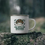 One With the Woods Cute Mushroom Mug - Image 4
