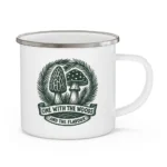 One With the Woods Monochrome Mushroom Mug - Image 9