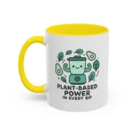 Plant Based Coffee Mugs – Cute Vegan Blender Design with “Plant-Based Power” - Image 28