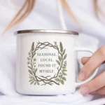 Seasonal Local Forager Enamel Mug - Image 6
