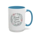 Thank You Nurse Mug – Floral Appreciation Gift for Healthcare Heroes - Image 21