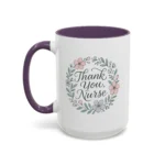 Thank You Nurse Mug – Floral Appreciation Gift for Healthcare Heroes - Image 32