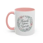 Thank You Nurse Mug – Floral Appreciation Gift for Healthcare Heroes - Image 4