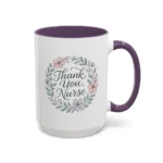 Thank You Nurse Mug – Floral Appreciation Gift for Healthcare Heroes - Image 49