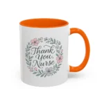 Thank You Nurse Mug – Floral Appreciation Gift for Healthcare Heroes - Image 45