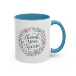 Thank You Nurse Mug – Floral Appreciation Gift for Healthcare Heroes - Image 43