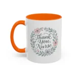 Thank You Nurse Mug – Floral Appreciation Gift for Healthcare Heroes - Image 24